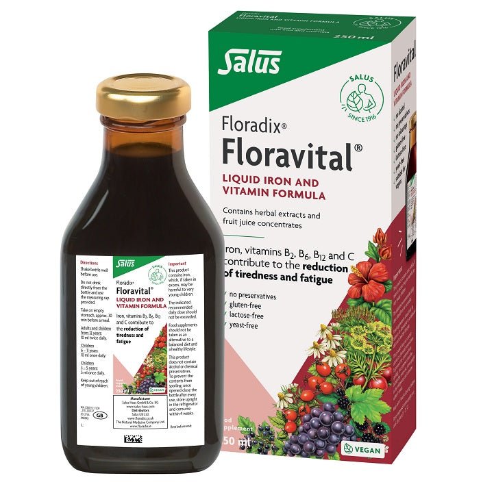 Floradix Floravital Yeast And Gluten Free Formula - 250ml