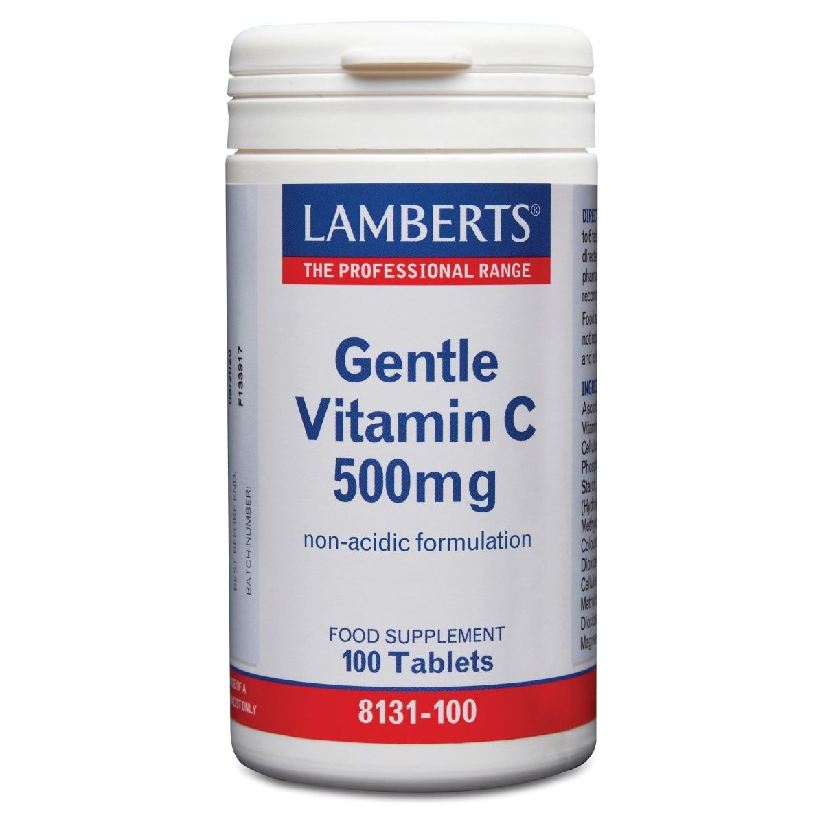 Lamberts Gentle Vitamin C 500mg - 100 Tabs