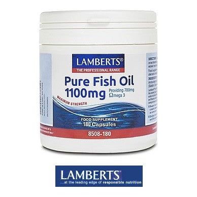 Lamberts Pure Fish Oil 1100mg - 120 Caps