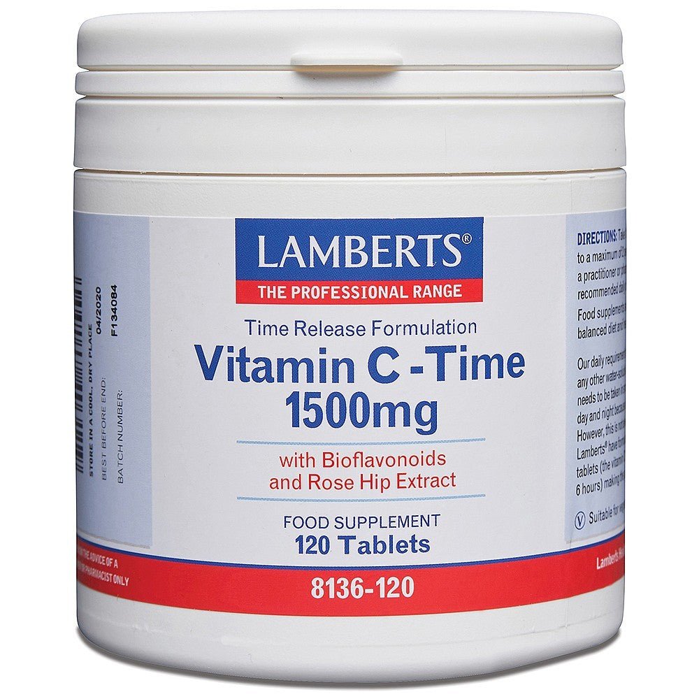 Lamberts Vitamin C Time Release 1500mg - 120 Tabs