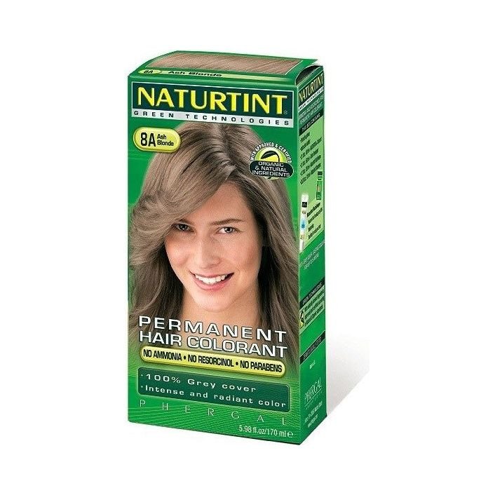 Naturtint Permanent Hair Dye (Colorant) - Ash Blonde 8A - 150ml