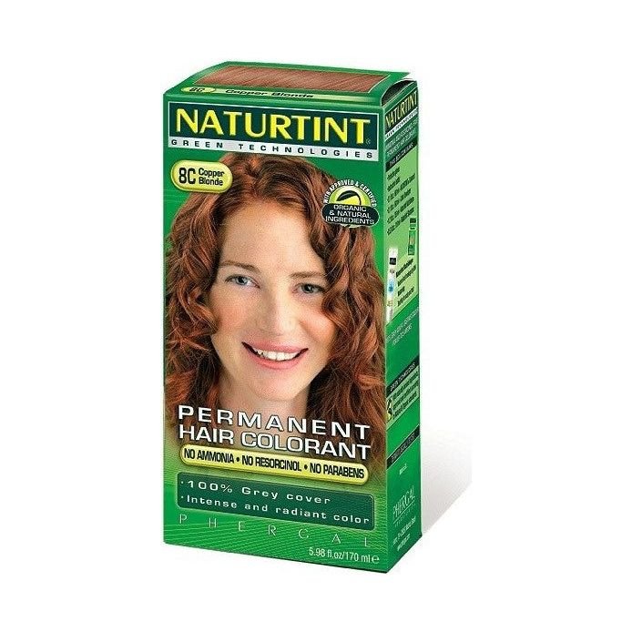 Naturtint Permanent Hair Dye (Colorant) - Copper Blonde 8C - 150ml