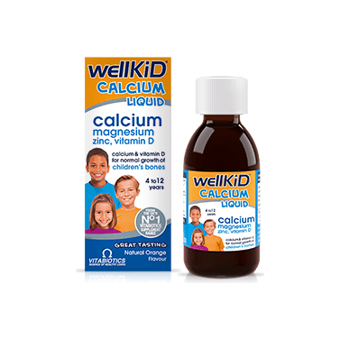 Vitabiotics Wellkid Calcium Liquid - Double Pack - 150ml