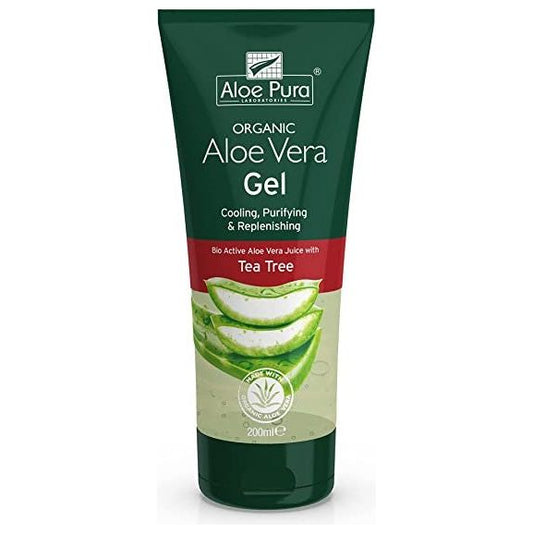 Aloe Pura Aloe Vera Gel + Tea Tree - Double Pack - 400ml