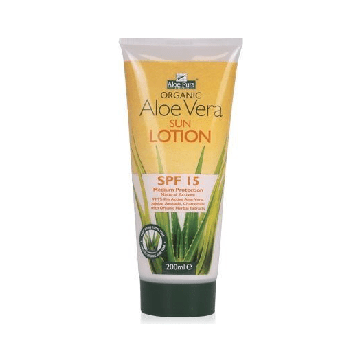 Aloe Pura Aloe Vera Sun Lotion Spf 15 - 200ml