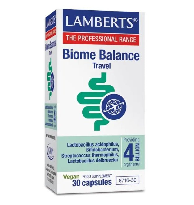 Lamberts Biome Balance Travel (formerly Probioguard 4) -  Double Pack (total 60 Caps)