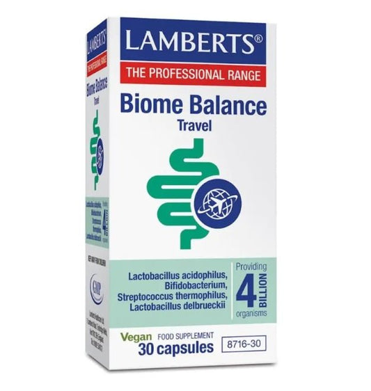 Lamberts Biome Balance Travel (formerly Probioguard 4) -  Double Pack (total 60 Caps)