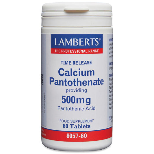 Lamberts Calcium Pantothenate 500mg Time Release  - 60 Tabs