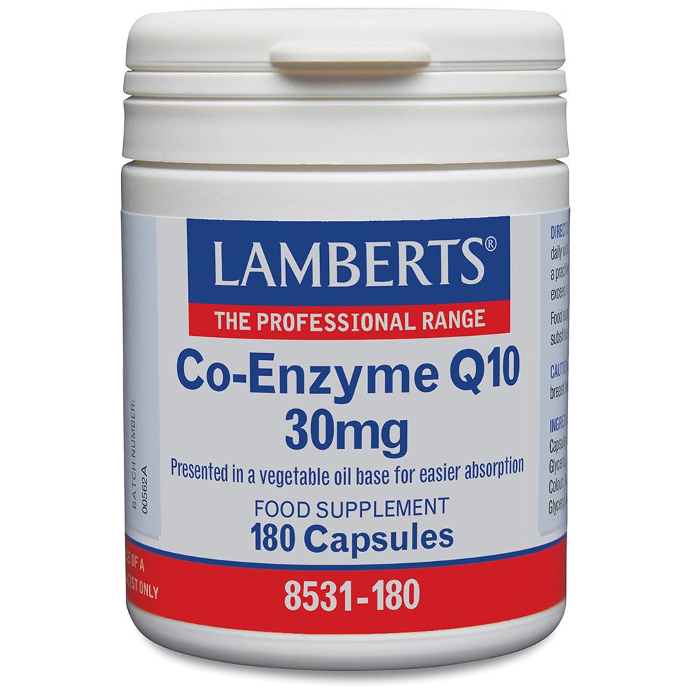 Lamberts Co Enzyme Q 10 30mg  - 180 Caps