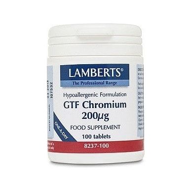 Lamberts GTF Chromium (as Picolinate) - 100 tabs