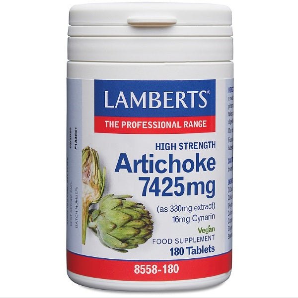 Lamberts High Potency Artichoke 7425mg - 180 Tabs