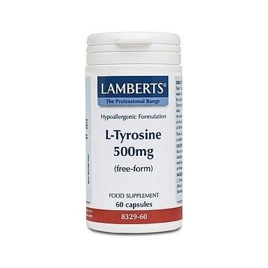Lamberts L-Tyrosine 500mg - 60 caps