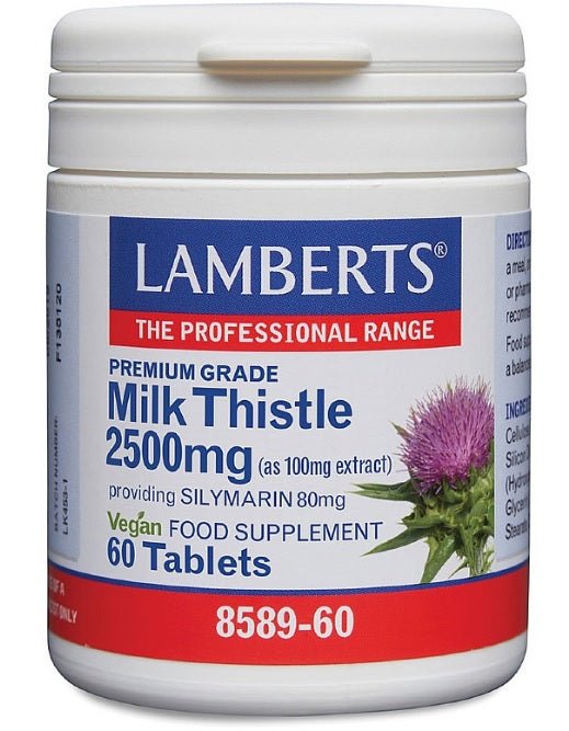 Lamberts Milk Thistle 2500mg - 60 Tabs