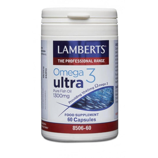 Lamberts Omega 3 Ultra Pure Fish Oil 1300mg - 60 Caps