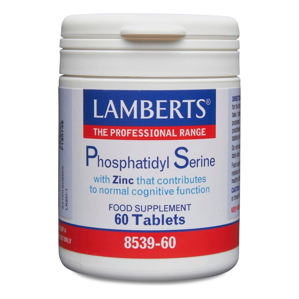 Lamberts Phosphatidyl Serine 100mg - 60 Tabs