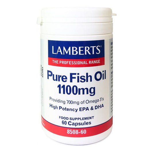 Lamberts Pure Fish Oil 1100mg (providing 700mg Omega-3) - 60 caps