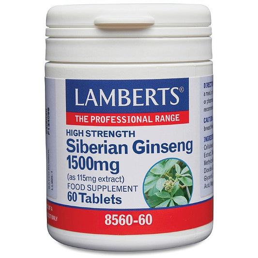Lamberts Siberian Ginseng 1500mg  - 60 Tabs