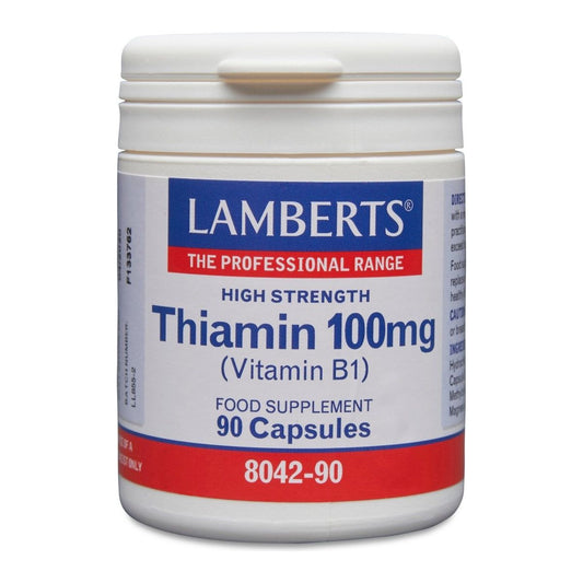 Lamberts Thiamin 100mg (Vitamin B1)  - 90 Caps