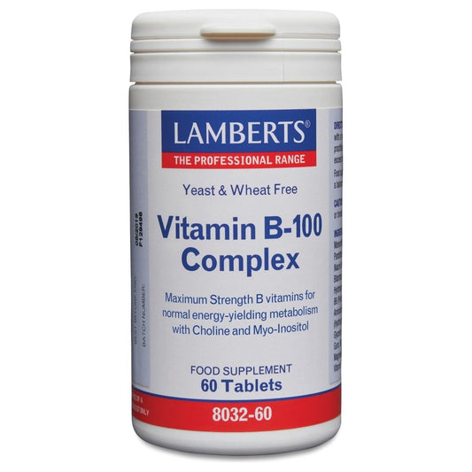 Lamberts Vitamin B-100 Complex  - 60 Tabs