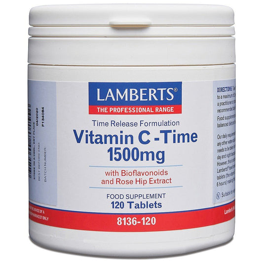 Lamberts Vitamin C Time Release 1500mg - 120 Tabs