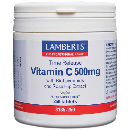 Lamberts Vitamin C  Time Release 500mg - 250 Tabs