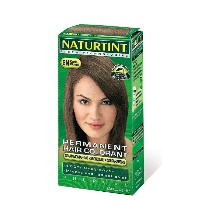 Naturtint Permanent Hair Dye (Colorant) - Dark Blonde 6N - 150ml