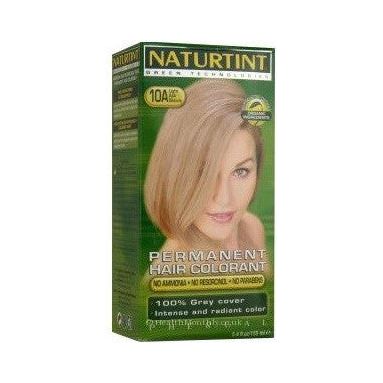 Naturtint Permanent Hair Dye (Colorant) - Light Ash Blonde 10A - 150ml