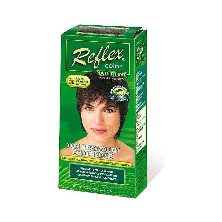 Naturtint Reflex Non-Permanent Hair Dye - Light Chestnut Brown 5.0 - 90ml