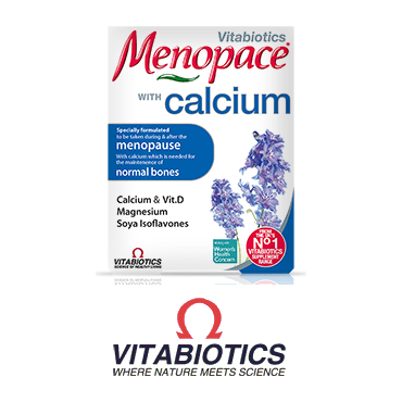 Vitabiotics Menopace Calcium - 60 tabs