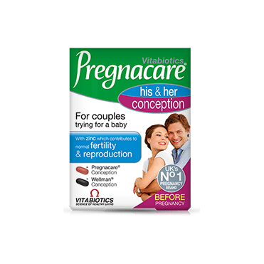 Vitabiotics Pregnacare His & Hers Conception - 60 tabs