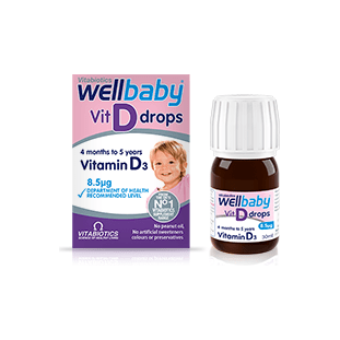 Vitabiotics WellBaby Vitamin D Drops - Double Pack - 60ml