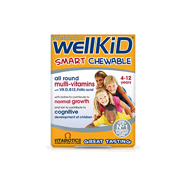 Vitabiotics Wellkid Chewable - Double Pack - 60 tabs